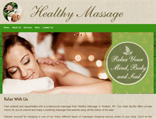 Tablet Screenshot of massageyonkers.com